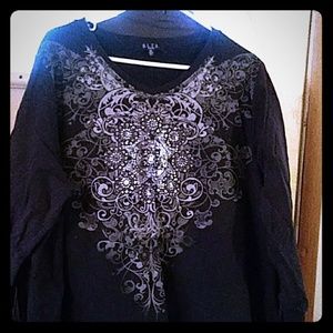 Lightweight black sweatshirt